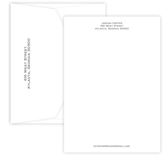 Bellmore Letter Sheets - Raised Ink